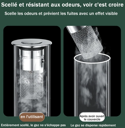 🔥Achetez-en 2, obtenez-en 1 gratuitement🔥Filtre d'évacuation au sol en acier inoxydable, qui isole des odeurs et prévient les insectes