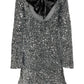 🎀Dance All Night Sequin Back Tie Up Bow Loose Mini Cutee Dress🎀