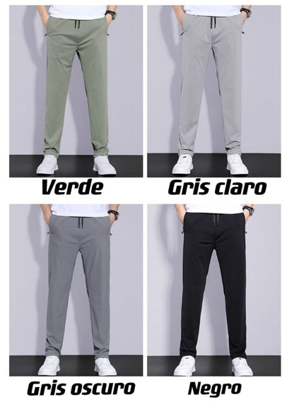 🔥Vente du dernier jour 49%🔥Pantalon de survêtement en soie glacée d'été pour hommes