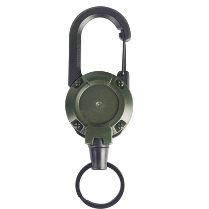 Outdoor Automatic Retractable Wire Rope Anti-theft Keychain