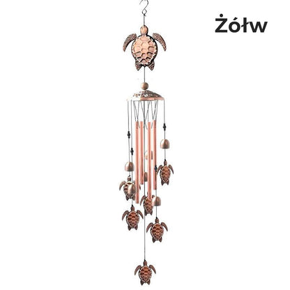 Pure Hand-made Copper Horse Wind Chimes