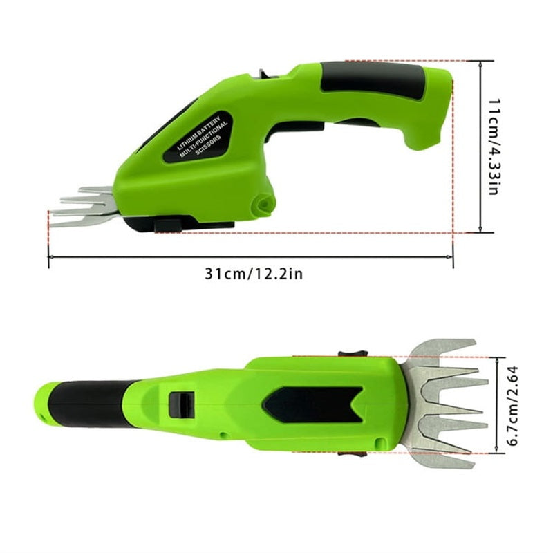 🔥2-in-1-Akku-Schere und Heckenschere