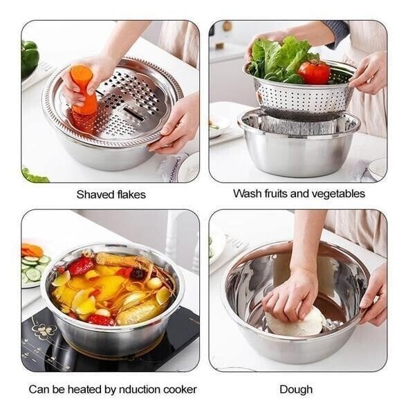 🔥Hot Sale Germany Multifunctional stainless steel basin