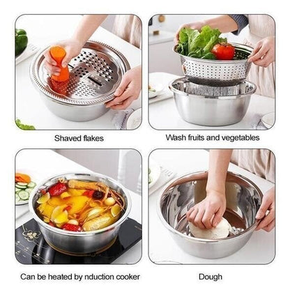 🔥Hot Sale Germany Multifunctional stainless steel basin