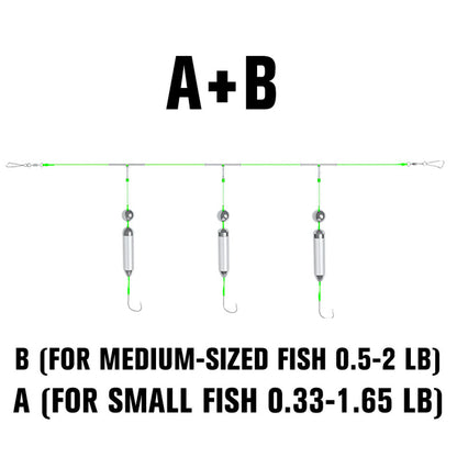 🔥3 Hooks Anti Drift Bottom Fishing Rig