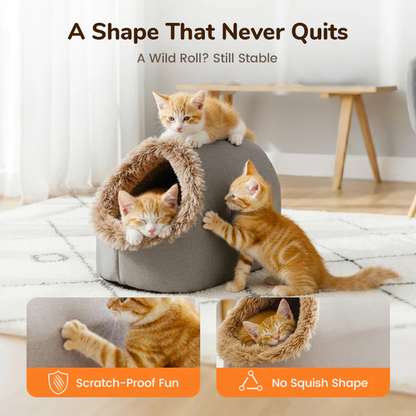 Winter Warm Pet Cave Bed