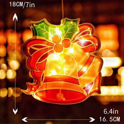 ⛄Christmas pre-sale🎄 Christmas Window Hanging Lights💡