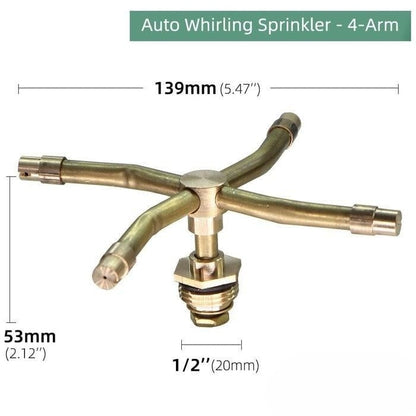 Automatic rotating sprinkler