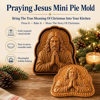 🥧✨ Faith & Nativity Christmas Mini Pie Mold Collection