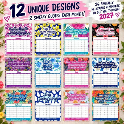 📅 2027 Sweary Humor Wall Calendar
