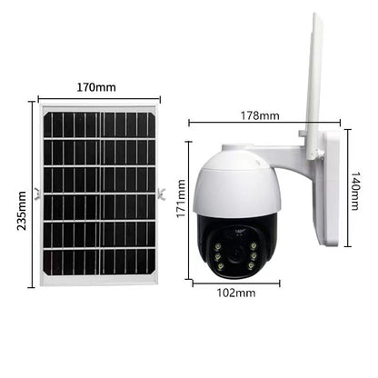 🎥Caméra de surveillance solaire sans fil intelligente（livraison gratuite）