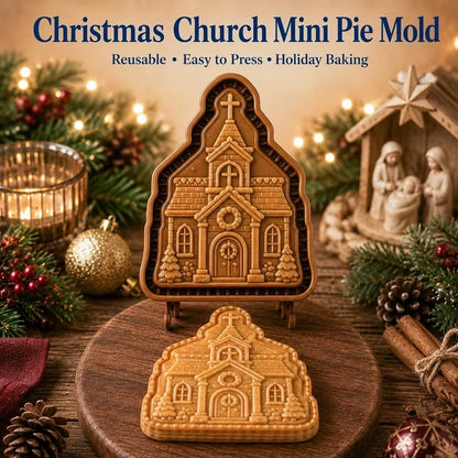 🥧✨ Faith & Nativity Christmas Mini Pie Mold Collection