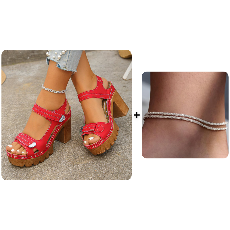Women's Summer Platform One-Strap Sandals – Comfortable, Lightweight & Perfect for Beach or Daily Wear☀️