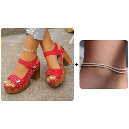 Women's Summer Platform One-Strap Sandals – Comfortable, Lightweight & Perfect for Beach or Daily Wear☀️