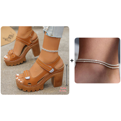 Women's Summer Platform One-Strap Sandals – Comfortable, Lightweight & Perfect for Beach or Daily Wear☀️