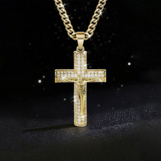🎁✝️Jesus Crucifix Pendant Necklace