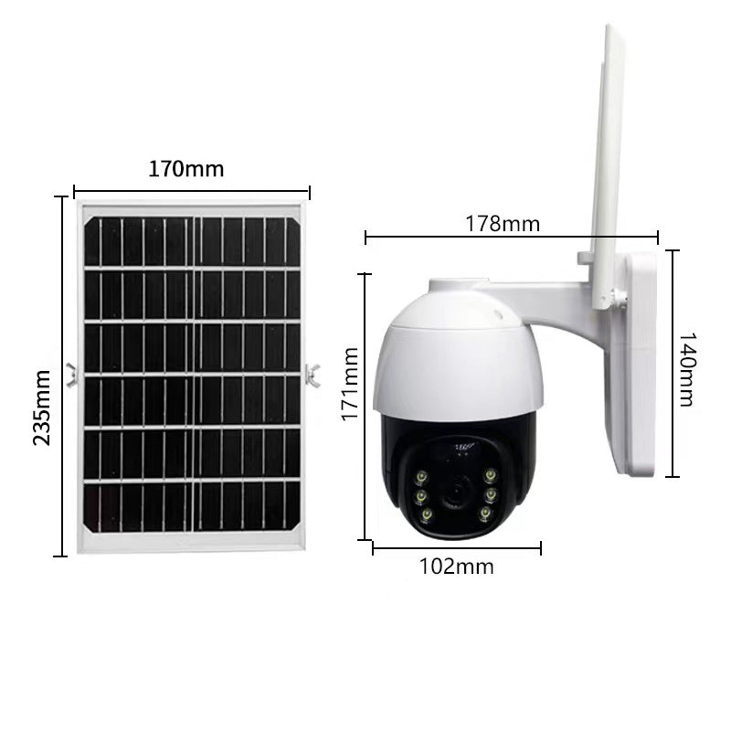 🎥Caméra de surveillance solaire sans fil intelligente（livraison gratuite）