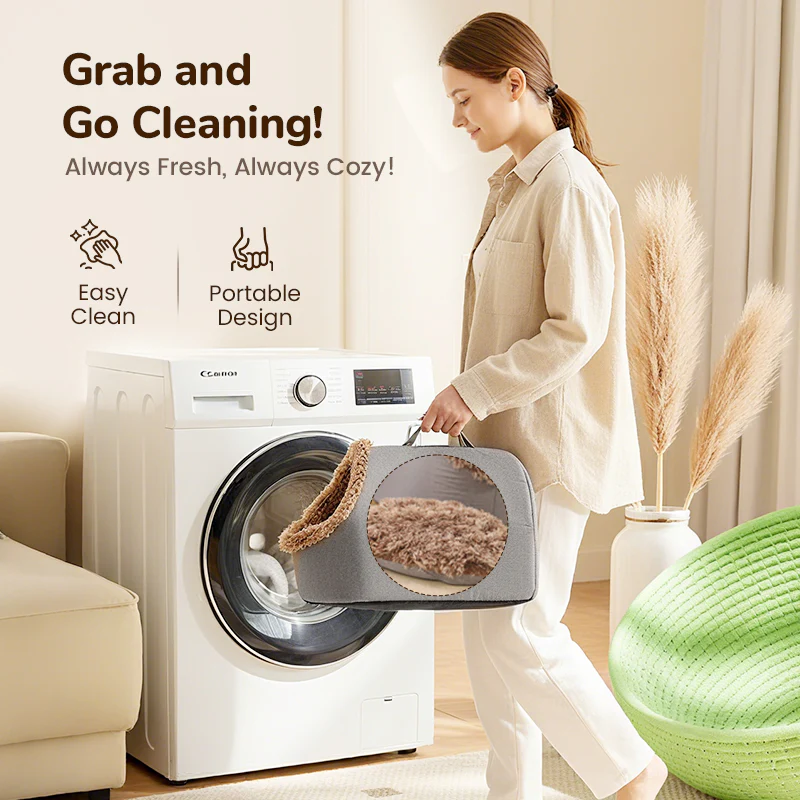 Winter Warm Pet Cave Bed