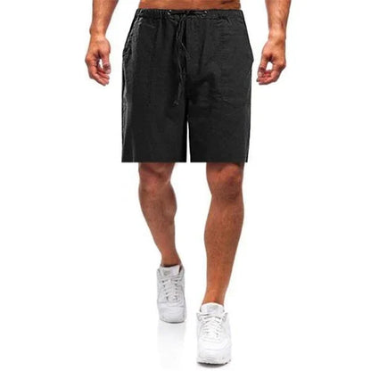 (🎁2024 Hot New Year's Sale🎁)Short décontracté en lin pour hommes