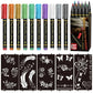 🎨Perfect For Unique Body Art🔥Temporary Tattoo Markers for Skin