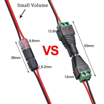 🏆Double-wire Plug-in Connector With Locking Buckle🔩🔒