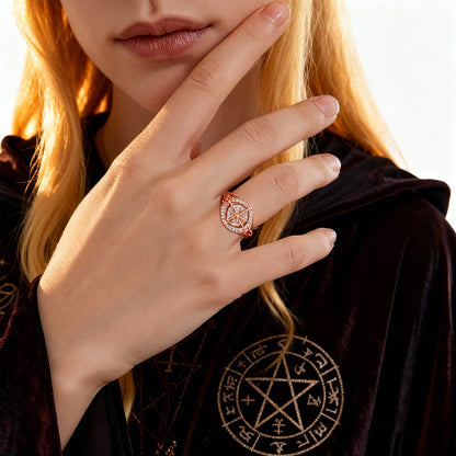 ✨💍Handmade Witch's Return-Knot Protection Ring💞Protect Your Loved Ones