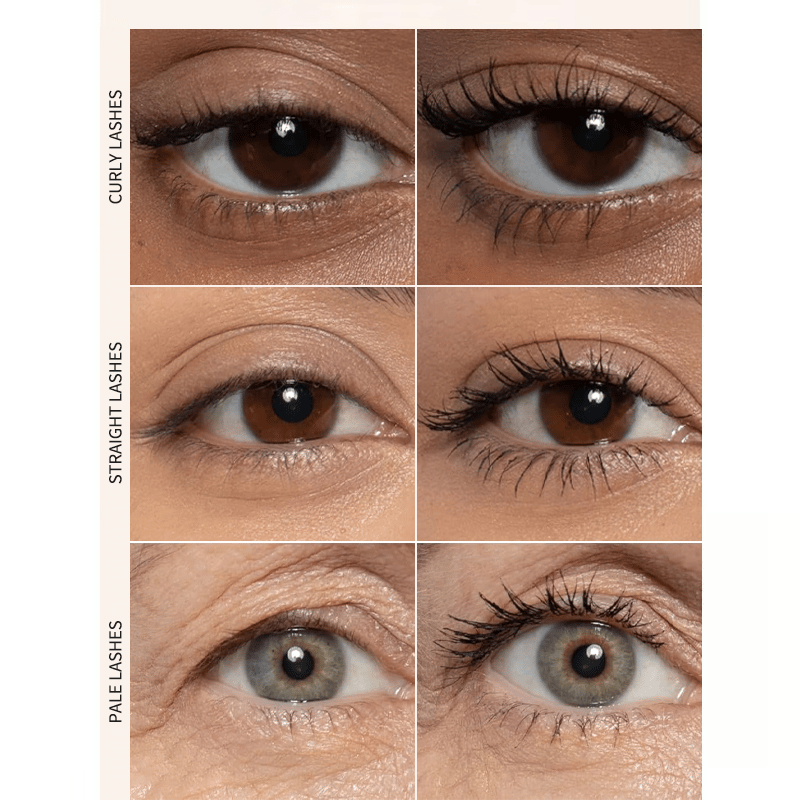 👁️✨ All-Day Beautiful Lashes, Smudge-Proof! Waterproof Fiber Mascara for Natural Volume. 💖💃