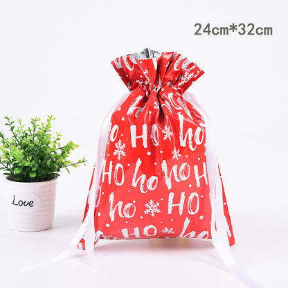 🎅Christmas Sales🎄Drawstring Christmas Gift Bags (Biodegradable)