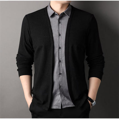 Fausse de chemise de faux morceaux pour hommes Cardigan tricoté 🔥Achetez-en 2, livraison gratuite🔥