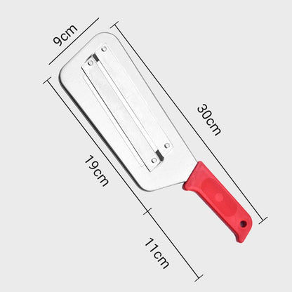 🔥vente à chaud🔥Trancheur double couche en acier inoxydable