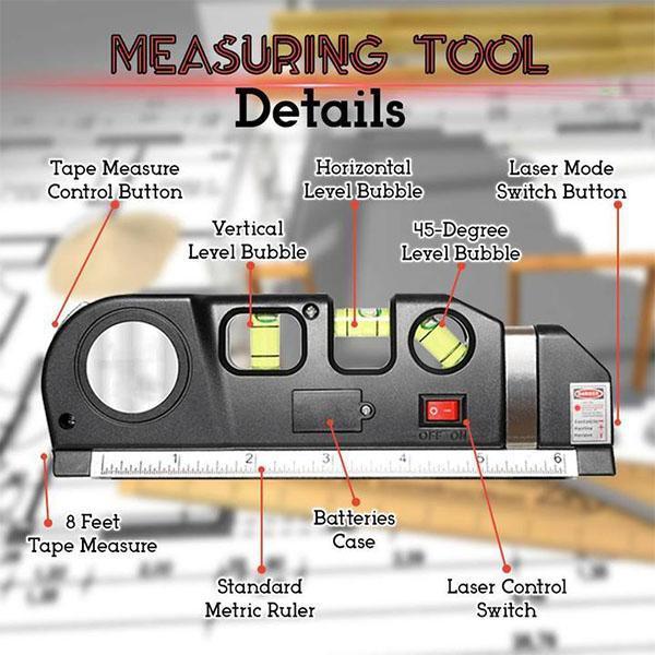 🔥Ventes à chaud🔥Outil de mesure laser 4 en 1