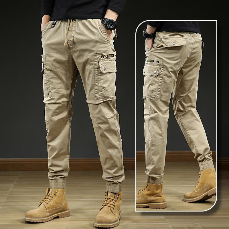 🔥hot selling🔥Men's Fashion Casual Multi-Pocket Tapered Sweatpants（free shipping）