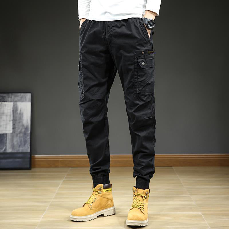 🔥hot selling🔥Men's Fashion Casual Multi-Pocket Tapered Sweatpants（free shipping）