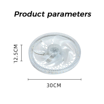 Éclairage de ventilateur réglable 2-en-1 avec télécommande pour la chambre à coucher