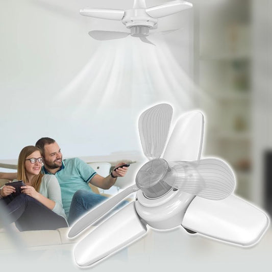 Ventilateur de Plafond Domestique avec Lumière et Télécommande