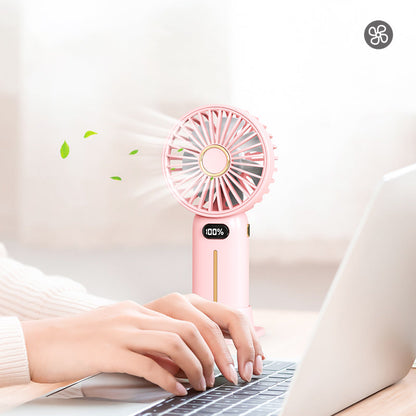 ❄Rechargeable portable silent digital display handheld fan❄10 % de réduction sur 2 pièces & livraison gratuite❄