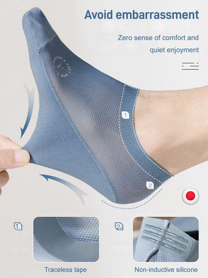 🔥High-end Ice Silk Mesh Socks