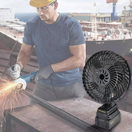 Ventilateur de camping extérieur à piles