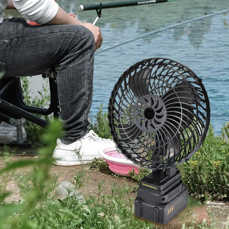 Ventilateur de camping extérieur à piles