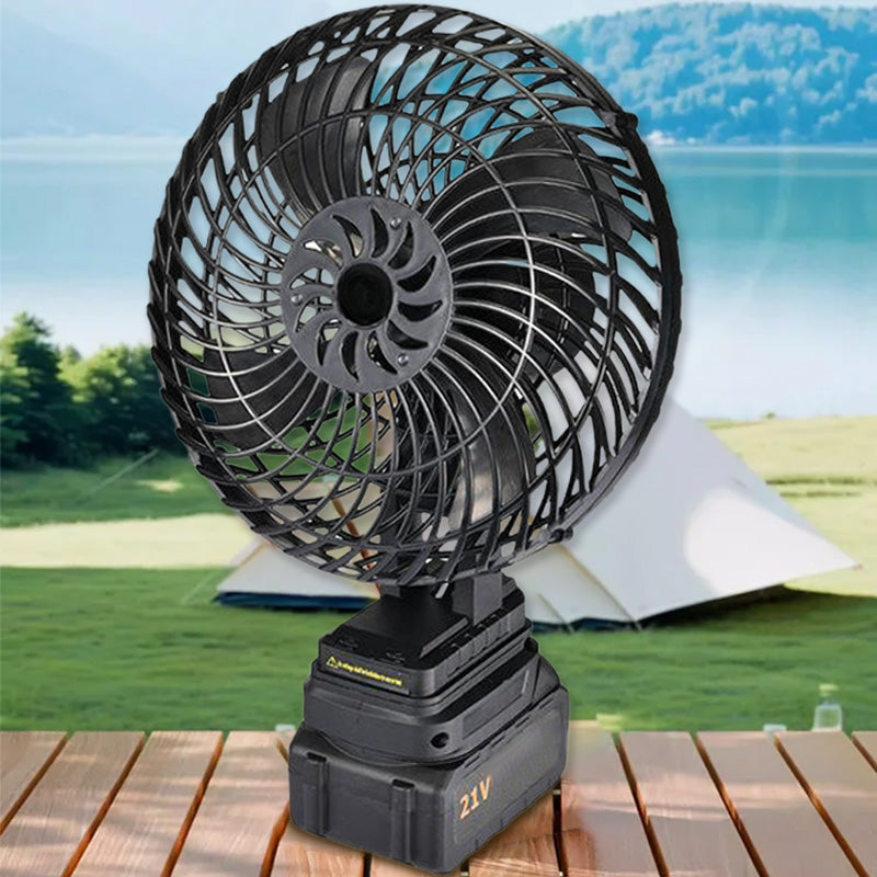 Ventilateur de camping extérieur à piles