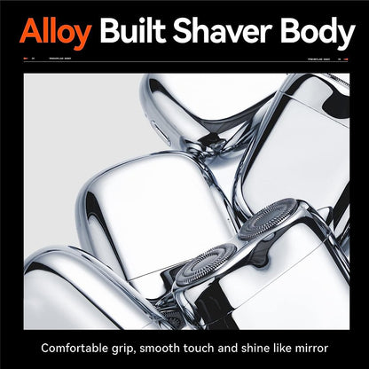 💕💕Mini USB Rechargeable Electric Shaver, Waterproof and Compact for Men, Ideal for Home, Car and Travel