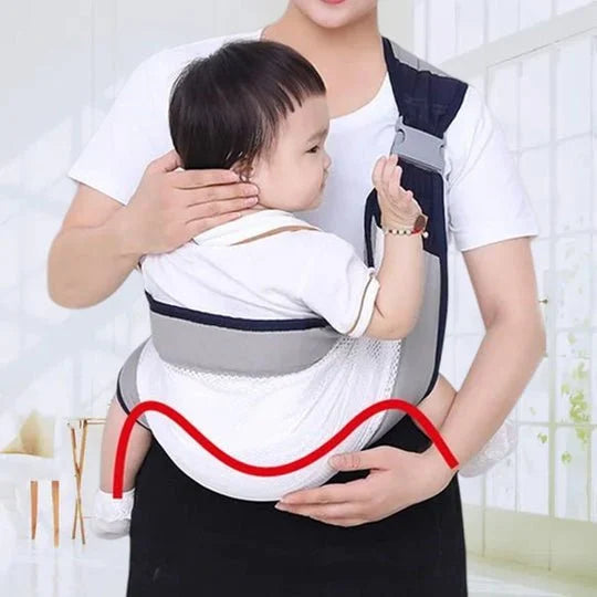 4-in-1 Breathable Baby Carrier – 0-36 Months, Front/Back/Facing In/Out – Hands-Free Comfort for Parent & Baby! ✨