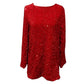 🎀Dance All Night Sequin Back Tie Up Bow Loose Mini Cutee Dress🎀