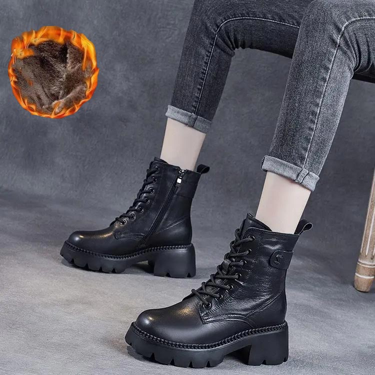 【🔥PRIX LE PLUS BAS DU JOUR】💖Bottes orthopédiques en cuir confortables pour femmes - cadeau parfait👢