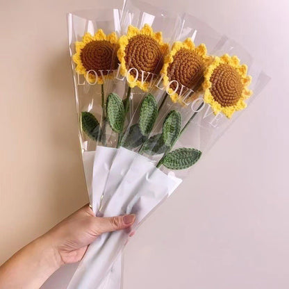 Handmade Crochet Roses & Tulips Flowers