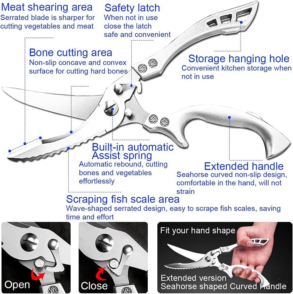 💎 Multi-Functional Sharp Shear for Kitchen & Outdoor Use ✨