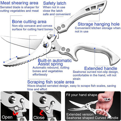 💎 Multi-Functional Sharp Shear for Kitchen & Outdoor Use ✨