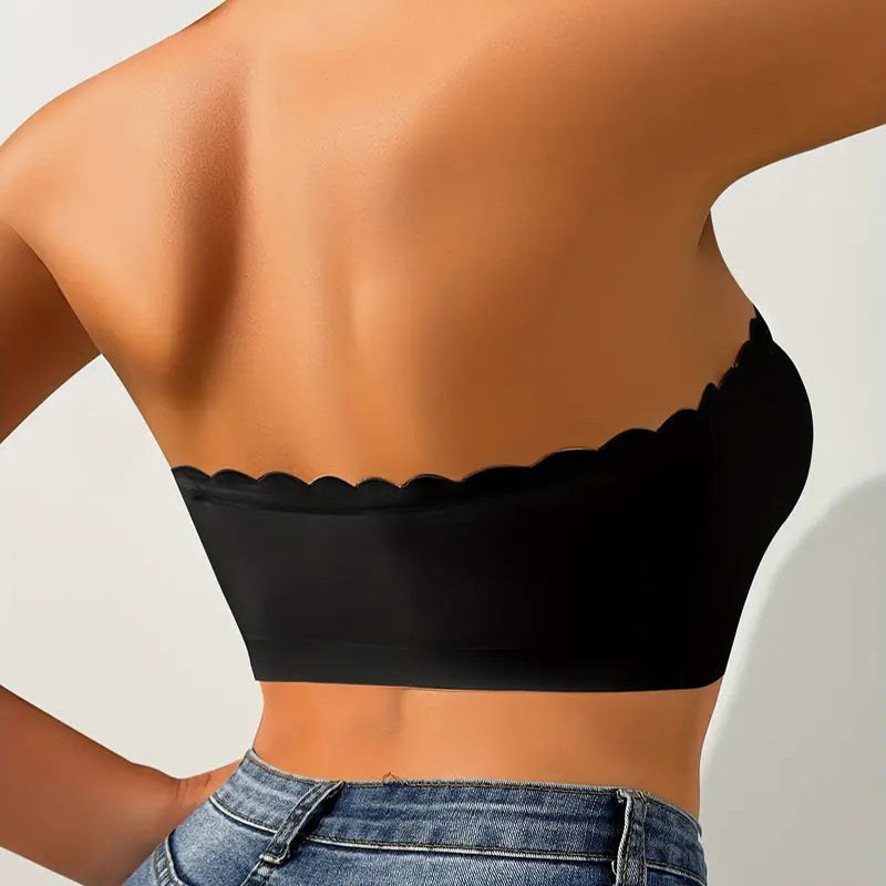 🔥BUY 1 GET 1🔥 Seamless Front Closure Strapless Bandeau Bra – Comfort & Support All Day! 💖