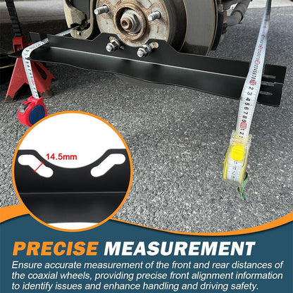 🔥Garage Essential: Anti-Slip Wheel Alignment Plate - Premium Stainless Steel