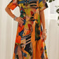 💃Elegant Mulberry Silk Tropical Breeze Dress